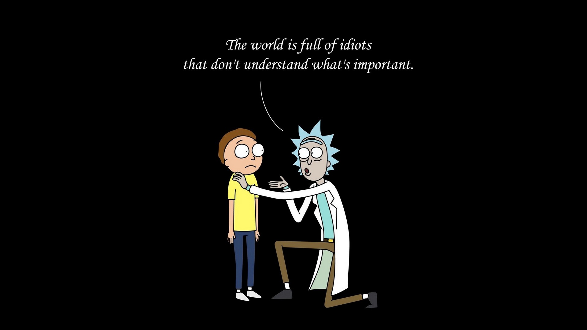 Cartoon Network Rick and Morty Desktop Wallpaper with image resolution 1920x1080 pixel. You can use this wallpaper as background for your desktop Computer Screensavers, Android or iPhone smartphones