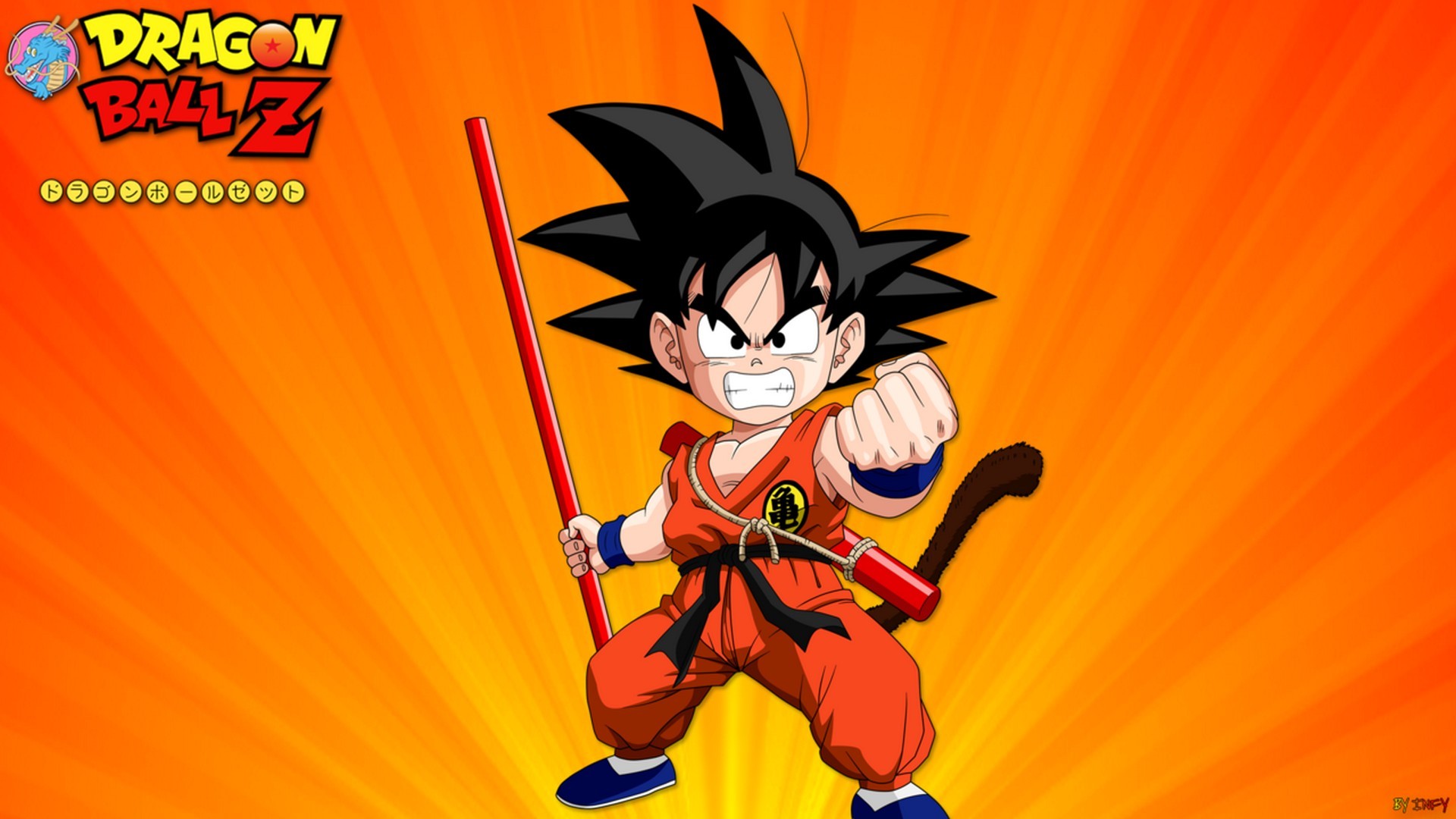 Kid Goku Desktop Backgrounds HD with image resolution 1920x1080 pixel. You can use this wallpaper as background for your desktop Computer Screensavers, Android or iPhone smartphones