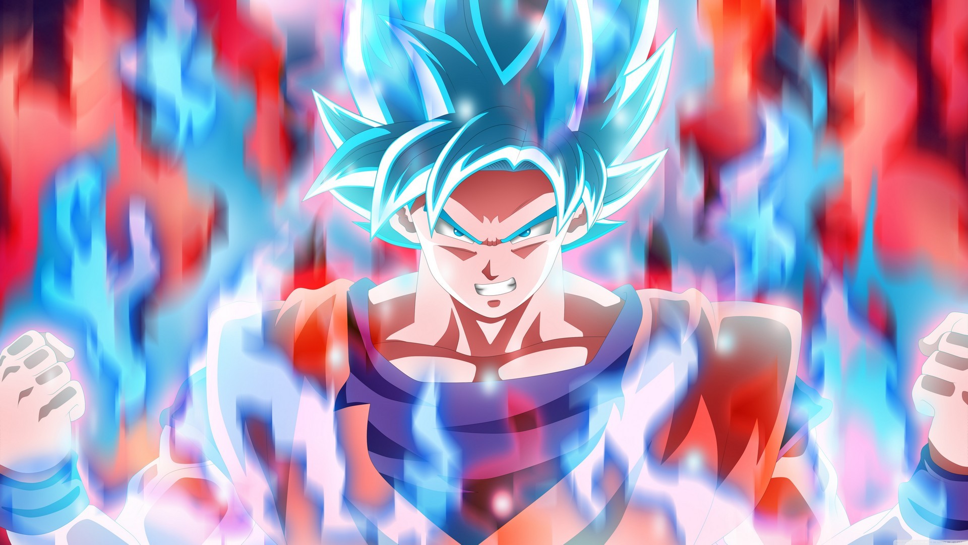Wallpapers Goku SSJ Blue with image resolution 1920x1080 pixel. You can use this wallpaper as background for your desktop Computer Screensavers, Android or iPhone smartphones