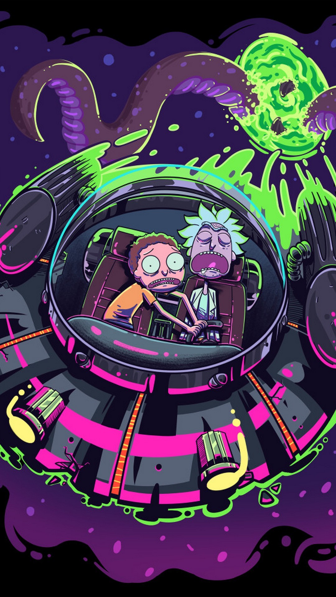 iPhone Wallpaper HD Rick and Morty with image resolution 1080x1920 pixel. You can use this wallpaper as background for your desktop Computer Screensavers, Android or iPhone smartphones