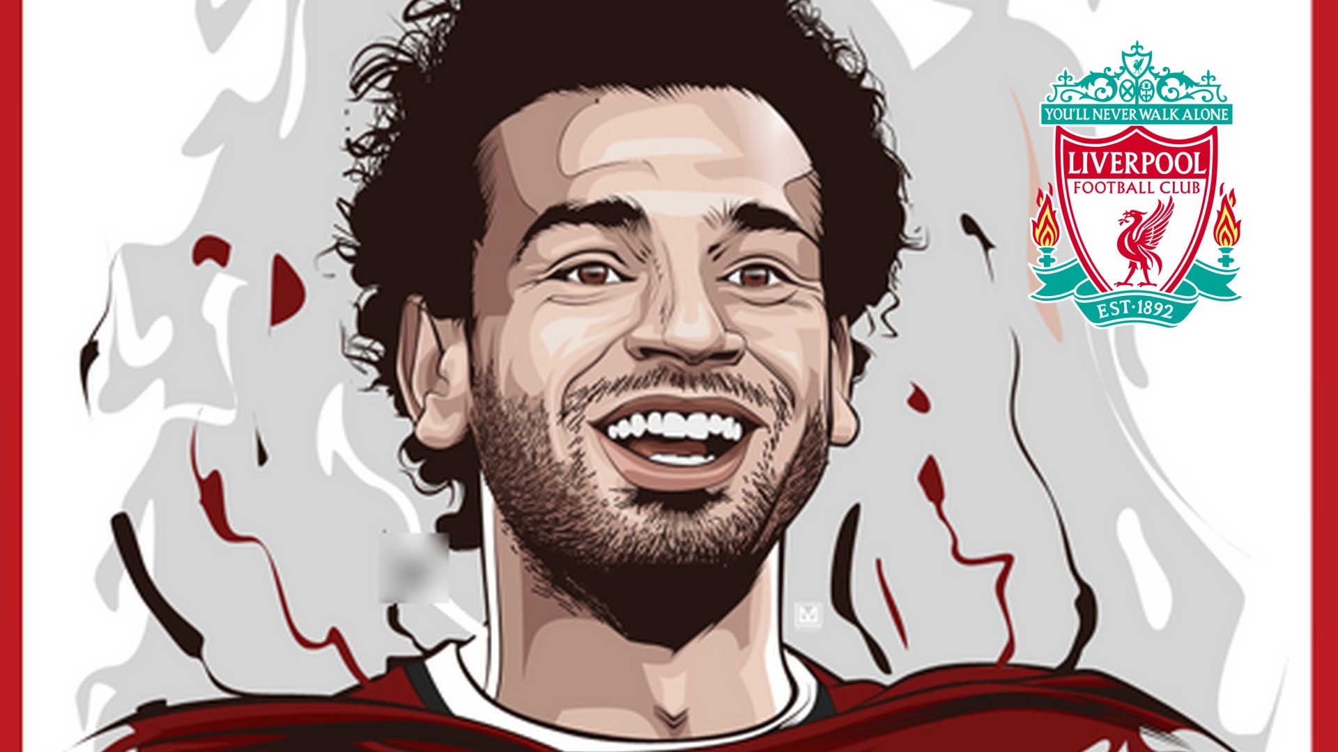 Desktop Wallpaper Mohamed Salah Liverpool with image resolution 1920x1080 pixel. You can use this wallpaper as background for your desktop Computer Screensavers, Android or iPhone smartphones