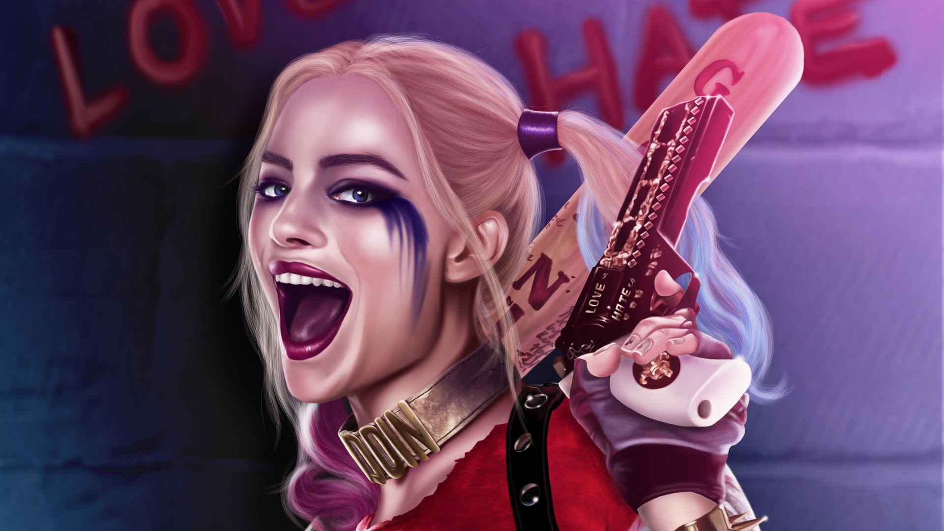 Harley Quinn The Movie Wallpaper For Desktop with image resolution 1920x1080 pixel. You can use this wallpaper as background for your desktop Computer Screensavers, Android or iPhone smartphones