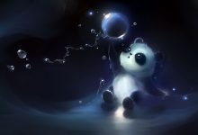 Animated Cute Panda Wallpaper
