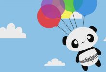 Balloon Panda Wallpaper HD