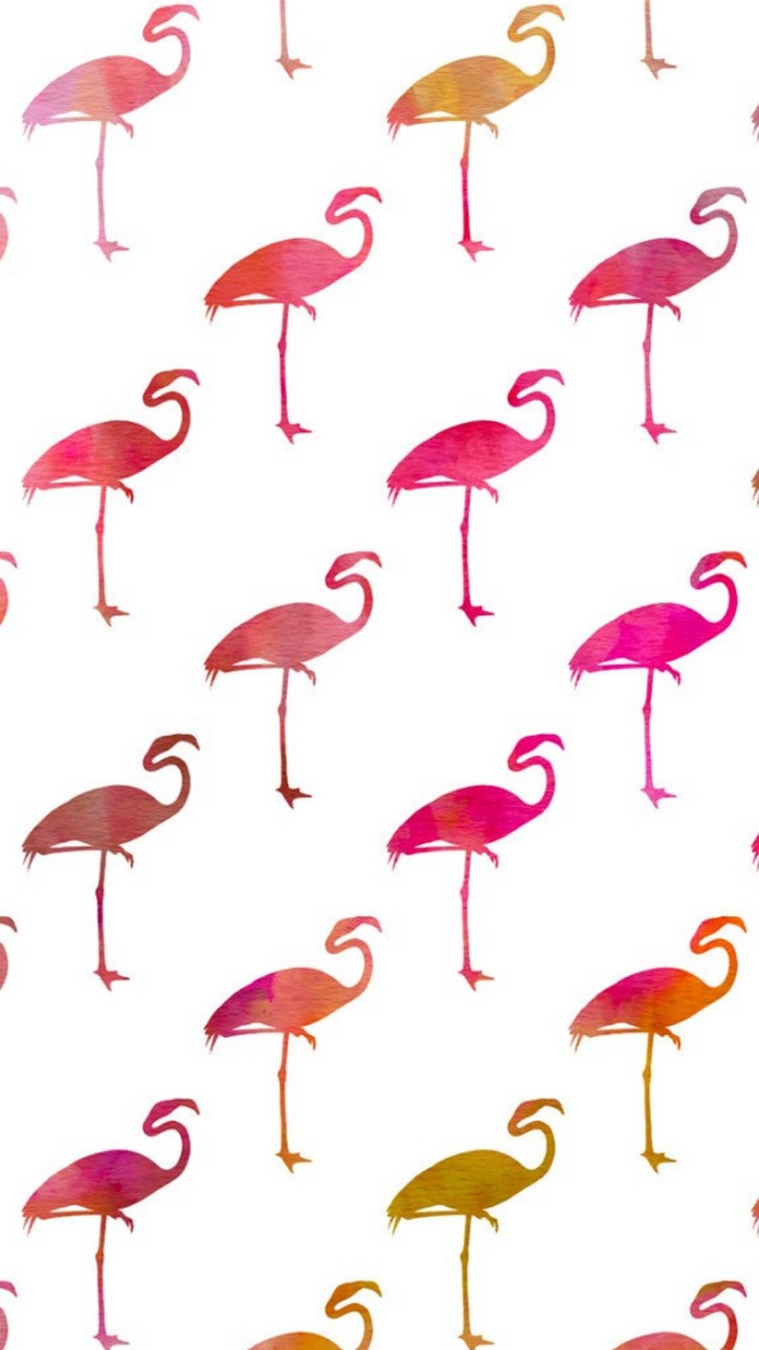 Cute Flamingos Wallpaper for Mobile 1080x1920