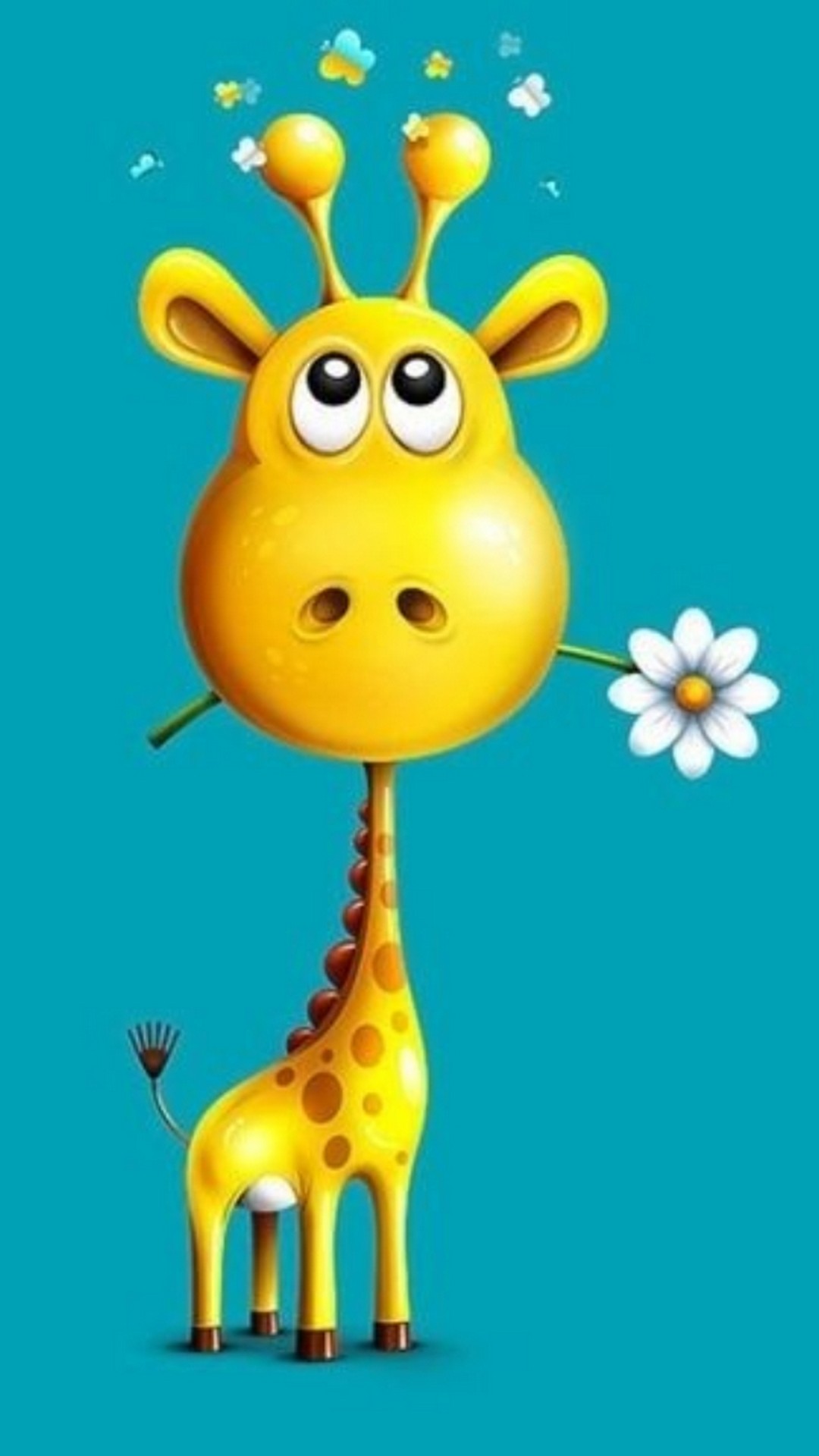 Animated Giraffe Wallpaper iPhone