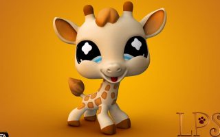 Cute Giraffe Desktop Wallpaper