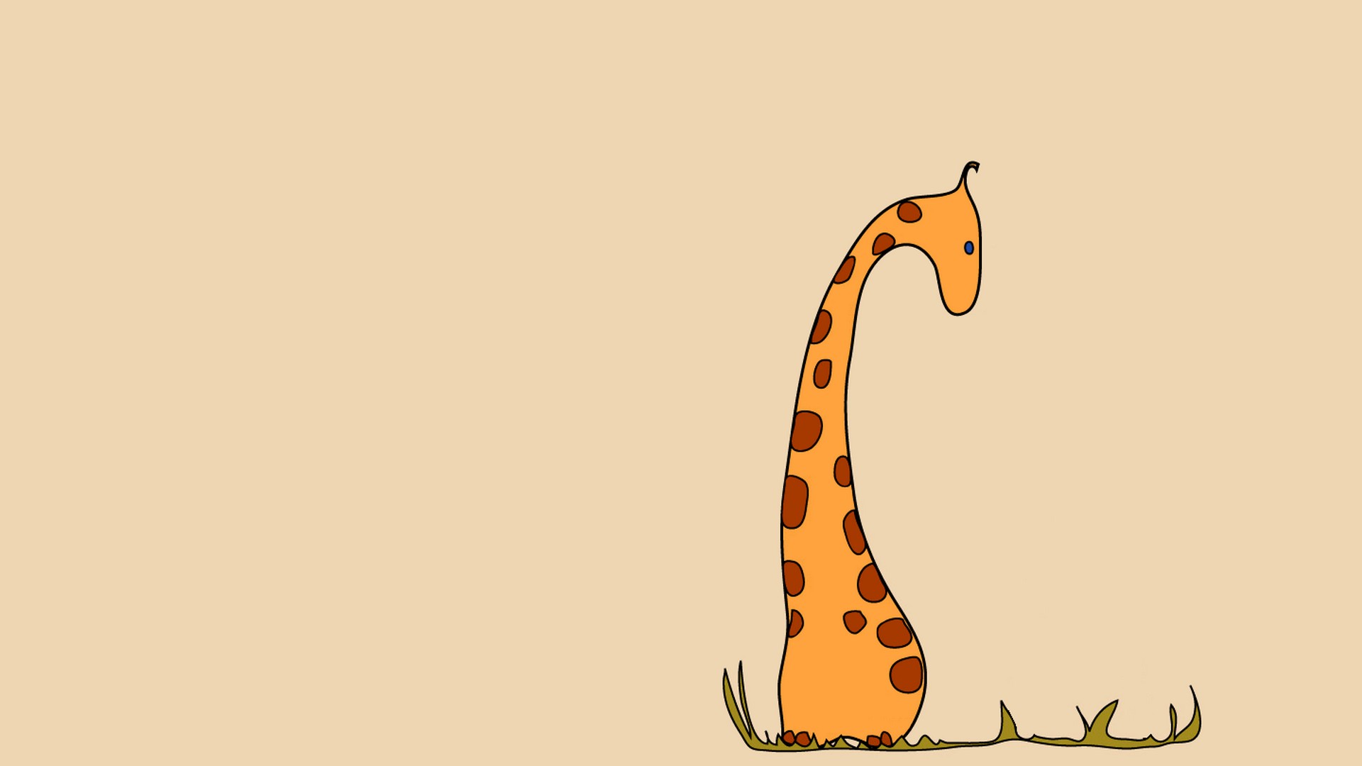 Cute Giraffe Wallpaper HD 1920x1080