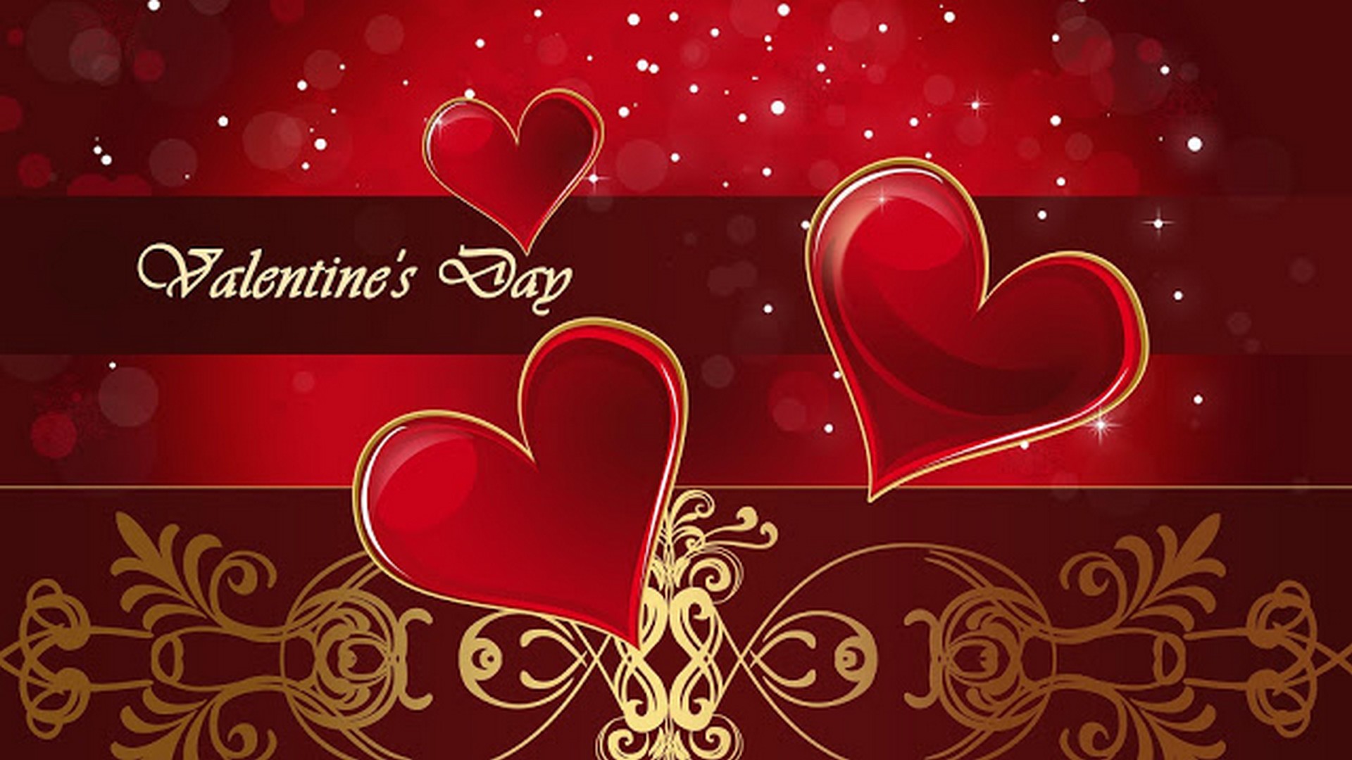 Happy Valentine Day Wallpaper Background 1920x1080