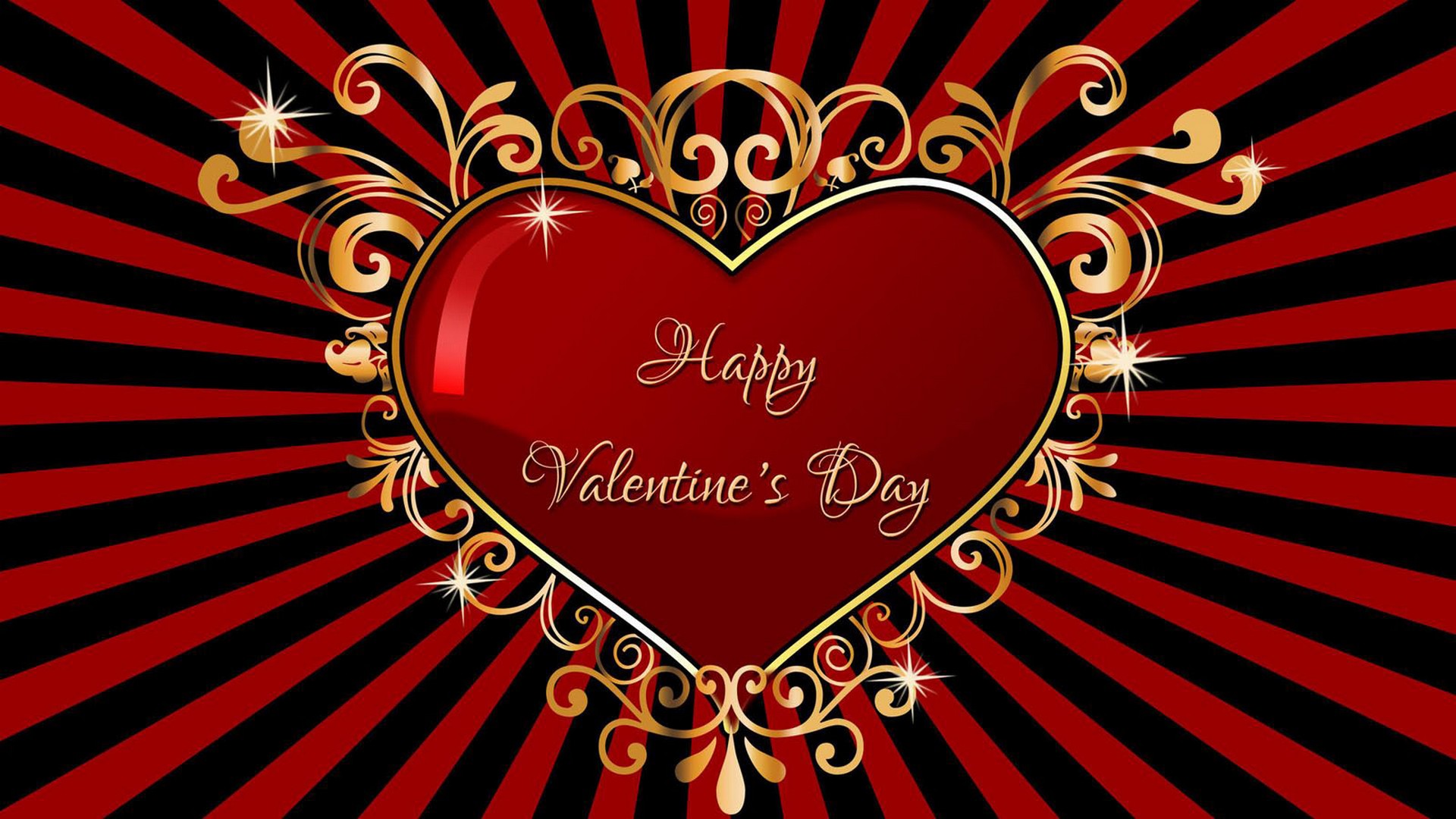 Happy Valentines Day Background 1920x1080