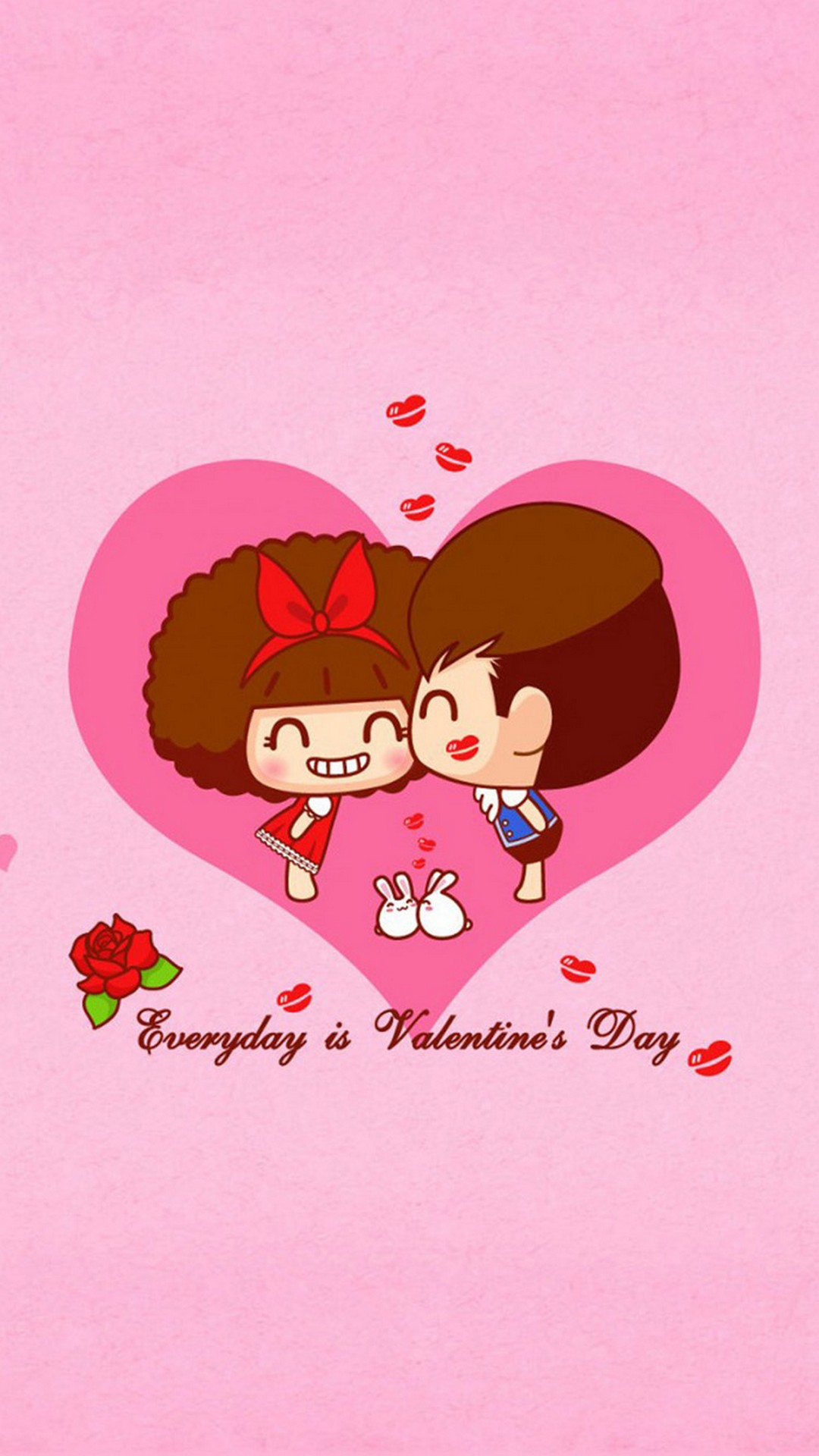 Happy Valentines Day iPhone 7 Wallpaper
