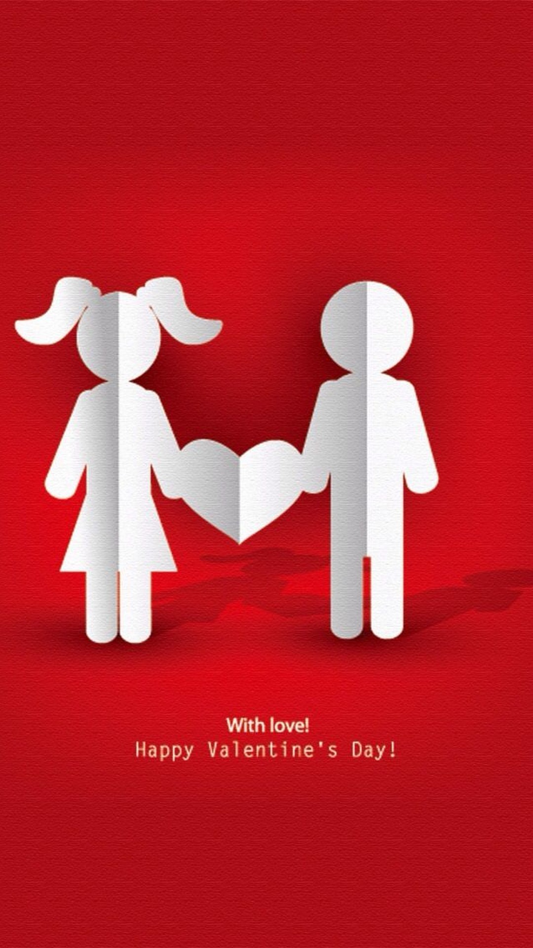 Red Valentine Day iPhone Wallpaper