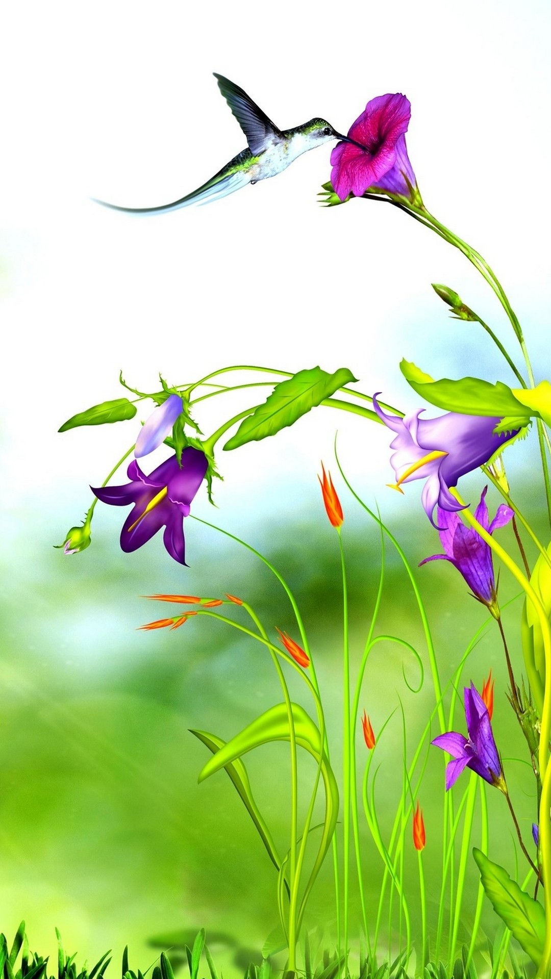3D Flower iPhone Wallpaper HD Resolution 1080x1920