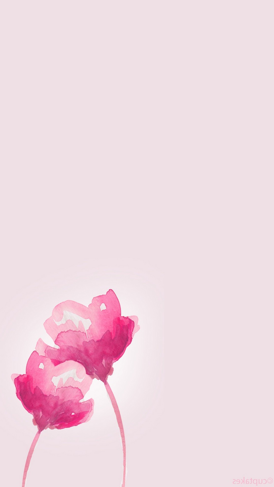 Animated Pink Flower Wallpaper