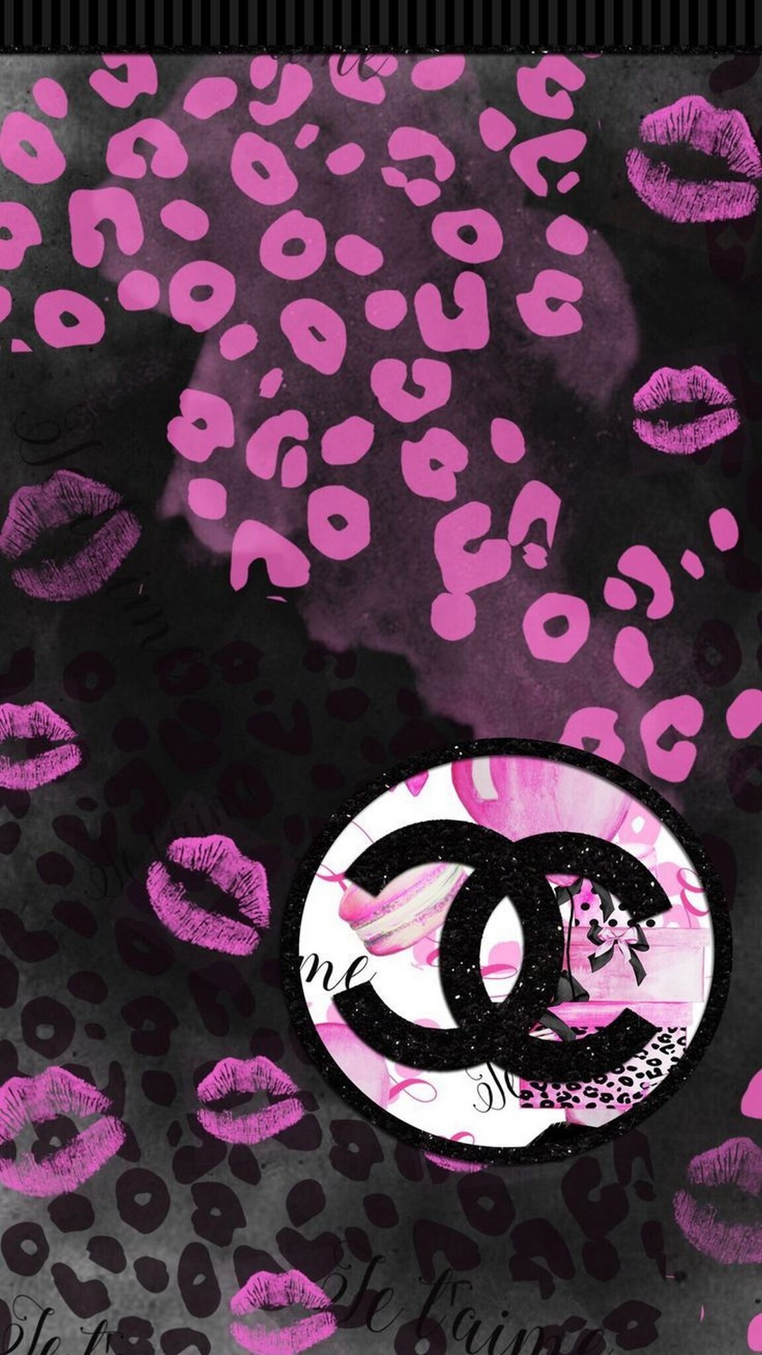 Kiss Pink Wallpaper Iphone Mobile 1080x1920