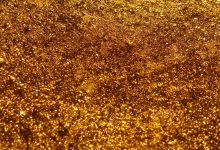 PC Wallpaper Gold Glitter