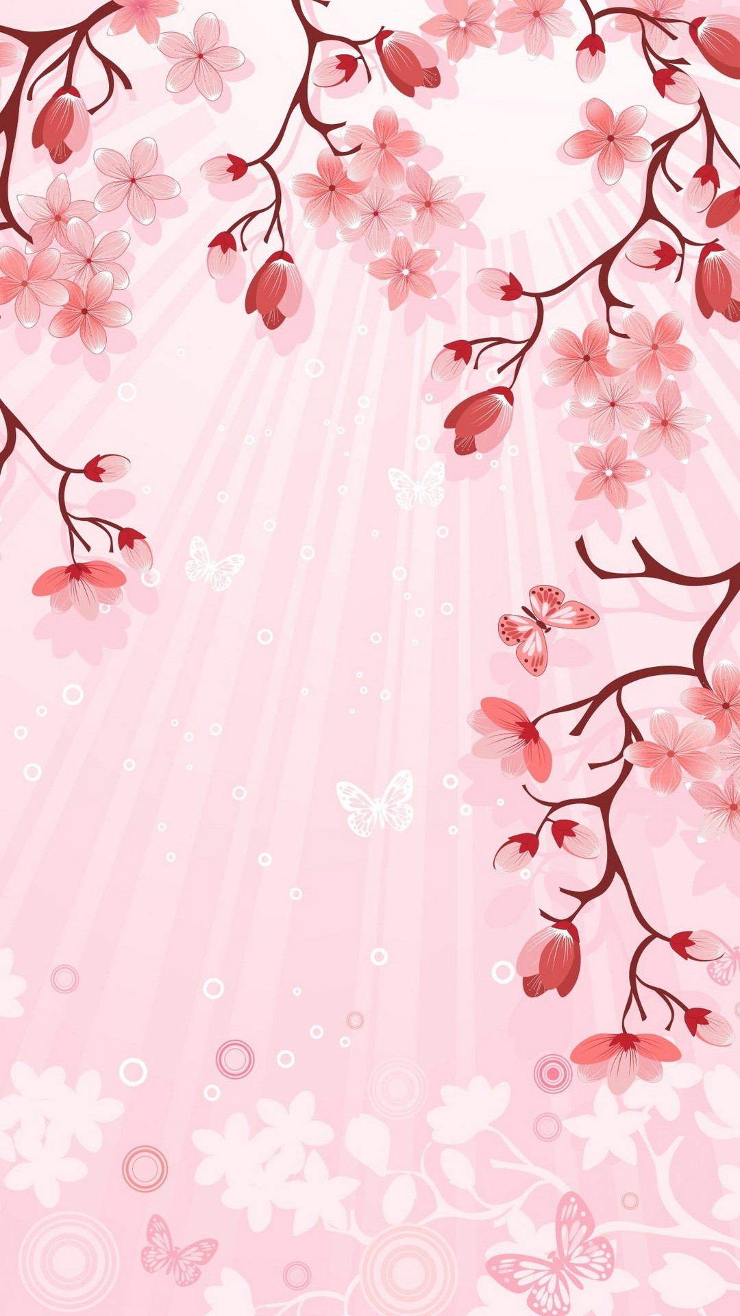 Pink Flower Wallpaper Animated