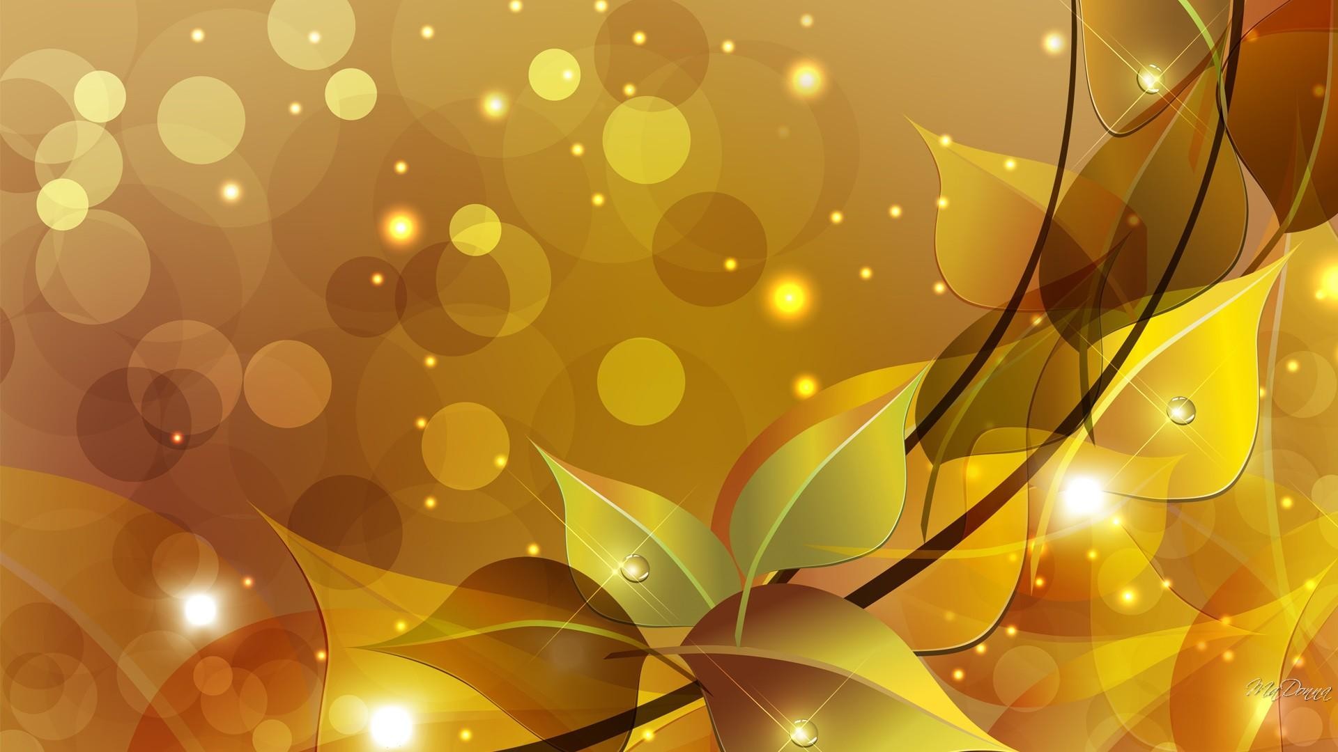 Wallpaper Gold Sparkle 1920x1080