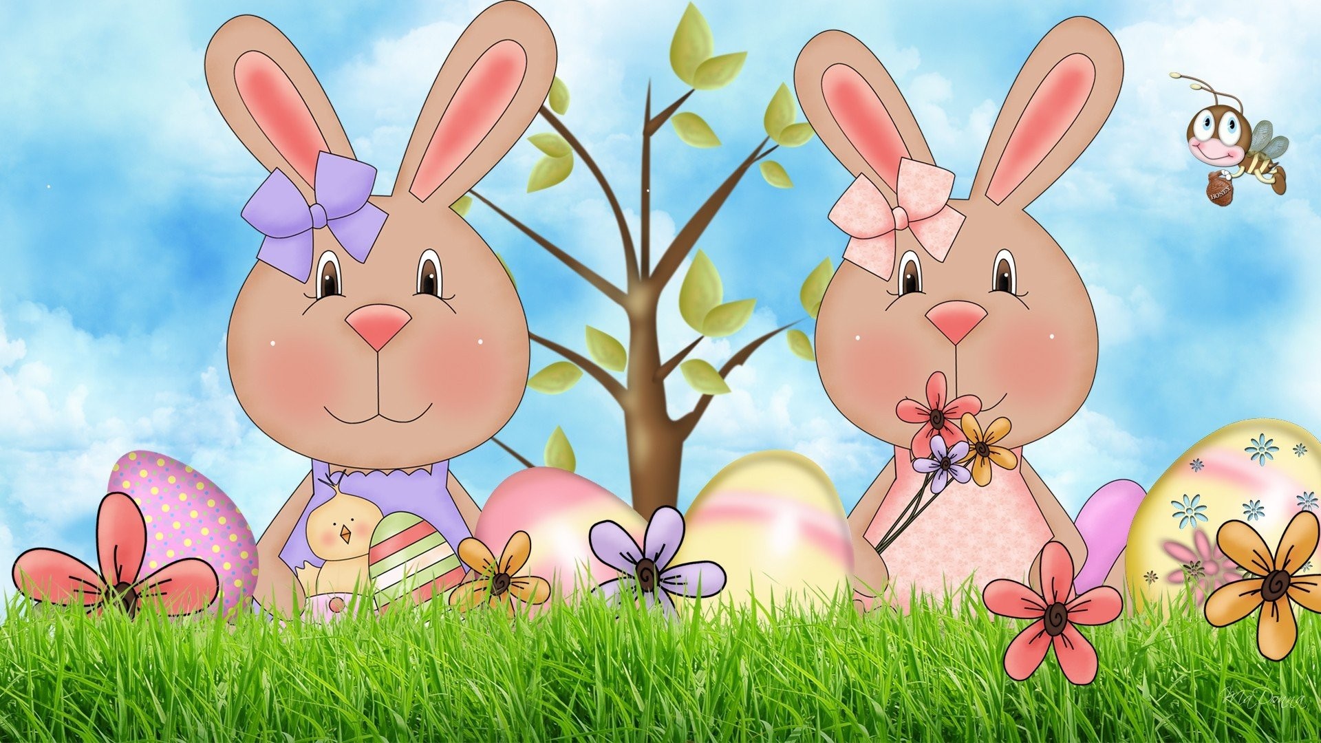 Cute Spring Wallpaper Resolution 1920x1080