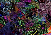 Trippy Colorful Desktop Wallpaper