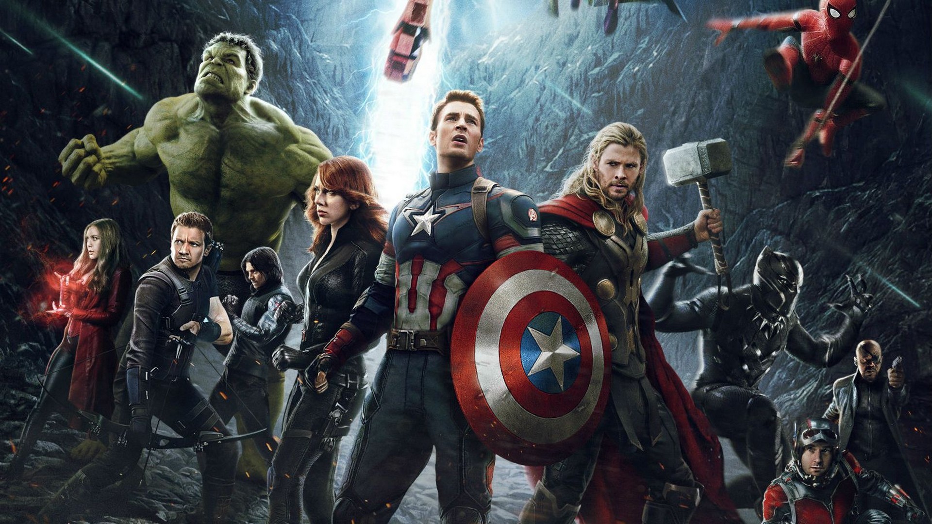 Wallpaper Avengers Infinity War Characters 1920x1080