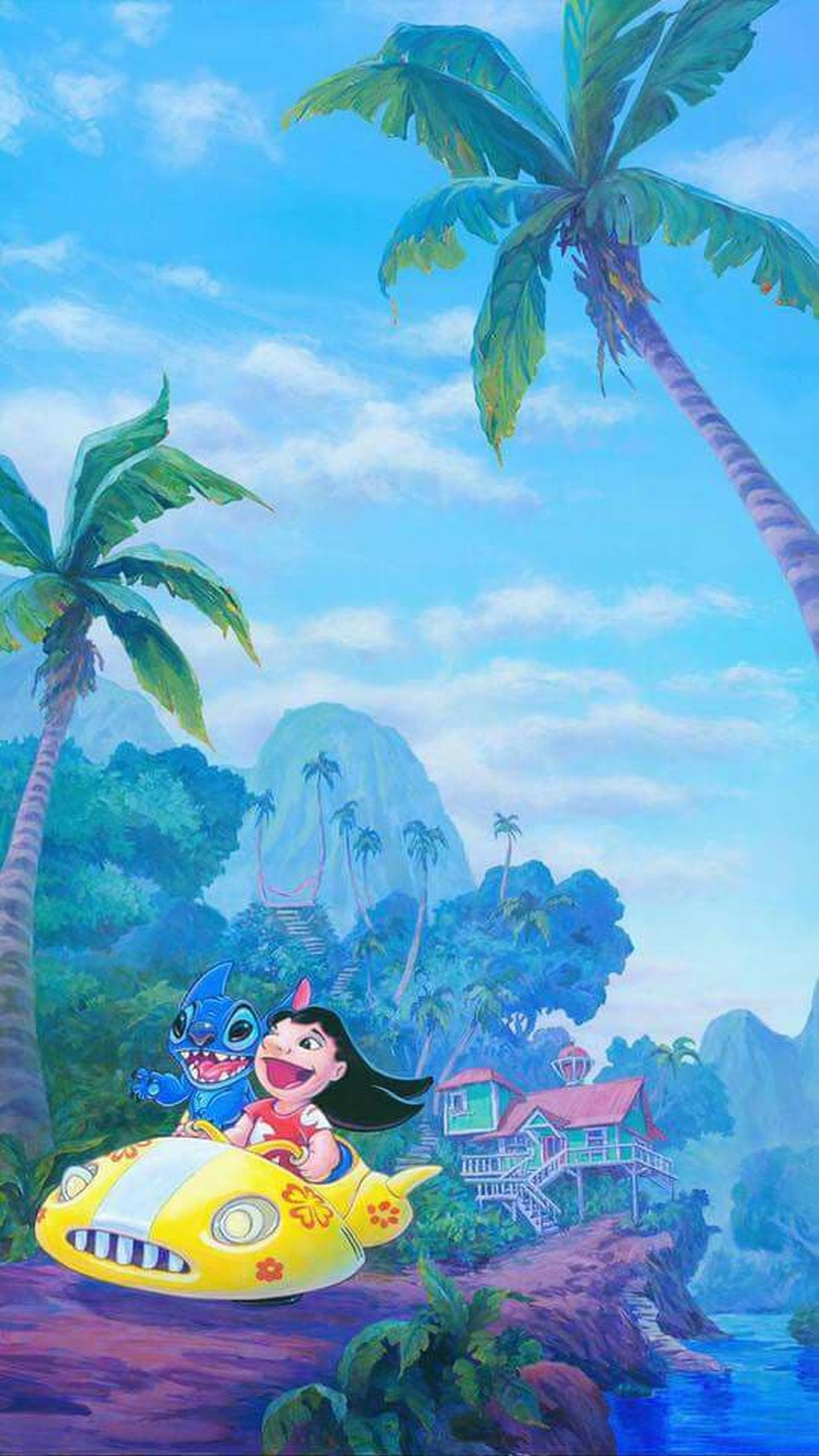 iPhone Wallpaper HD Stitch Disney 1080x1920
