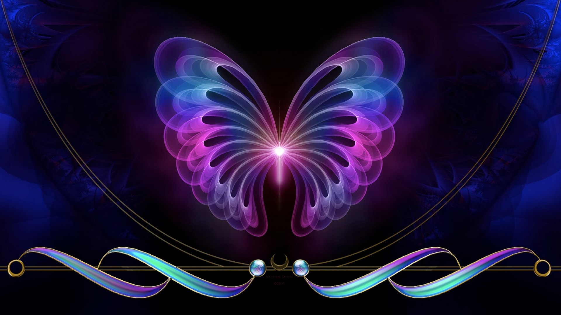 Best Butterfly Design Wallpaper Resolution 1920x1080