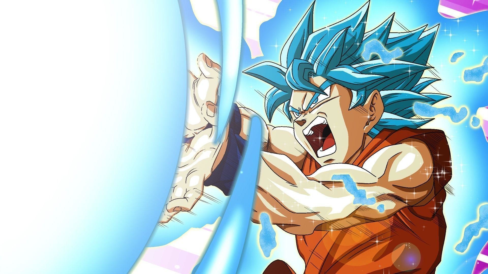 Best Goku SSJ Blue Wallpaper with resolution 1920X1080 pixel. You can use this wallpaper as background for your desktop Computer Screensavers, Android or iPhone smartphones
