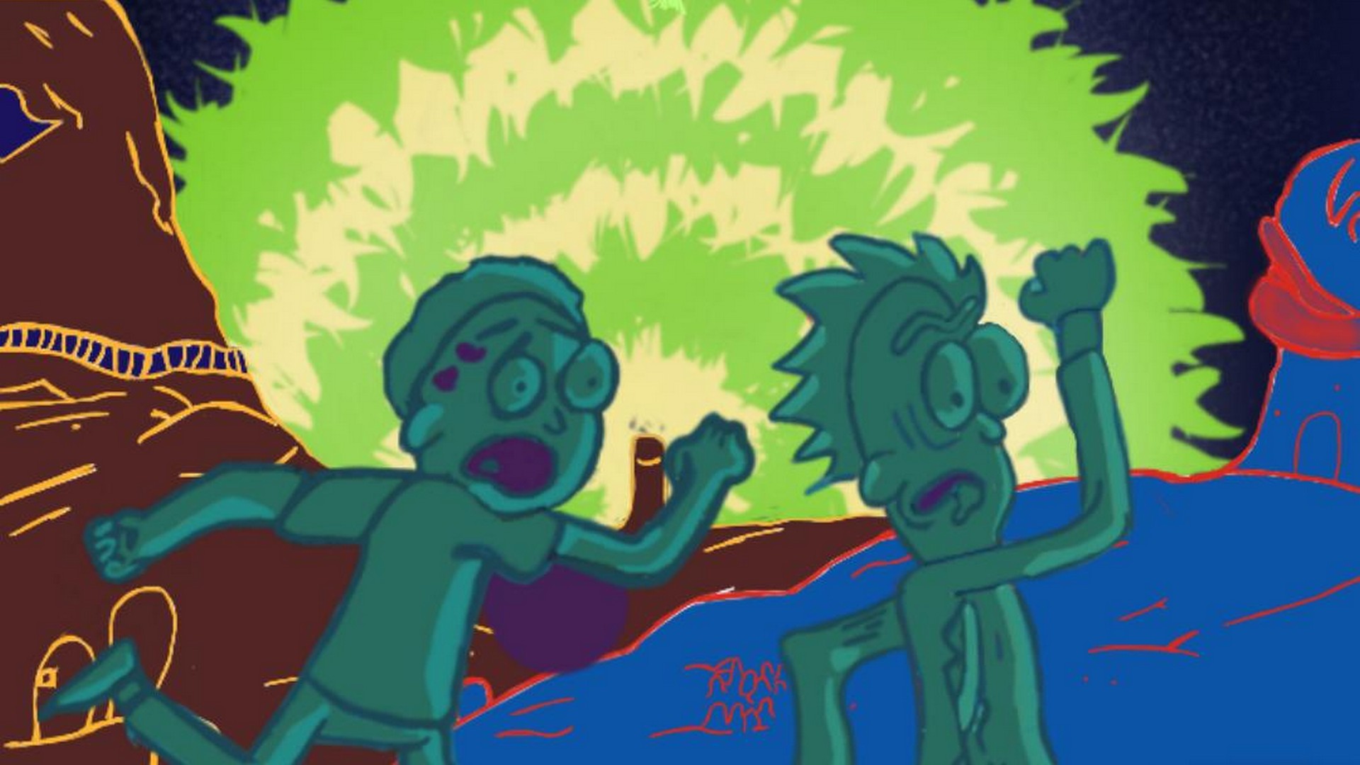 Best New Rick and Morty Wallpaper with image resolution 1920x1080 pixel. You can use this wallpaper as background for your desktop Computer Screensavers, Android or iPhone smartphones
