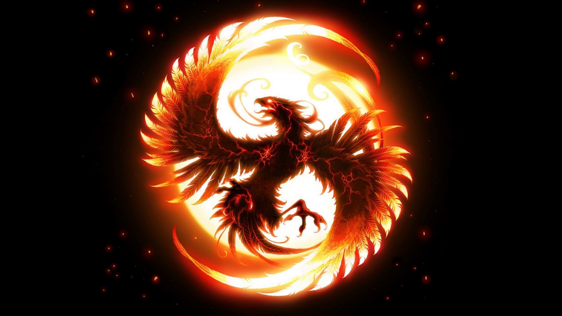 Best Phoenix Bird Wallpaper with resolution 1920X1080 pixel. You can use this wallpaper as background for your desktop Computer Screensavers, Android or iPhone smartphones