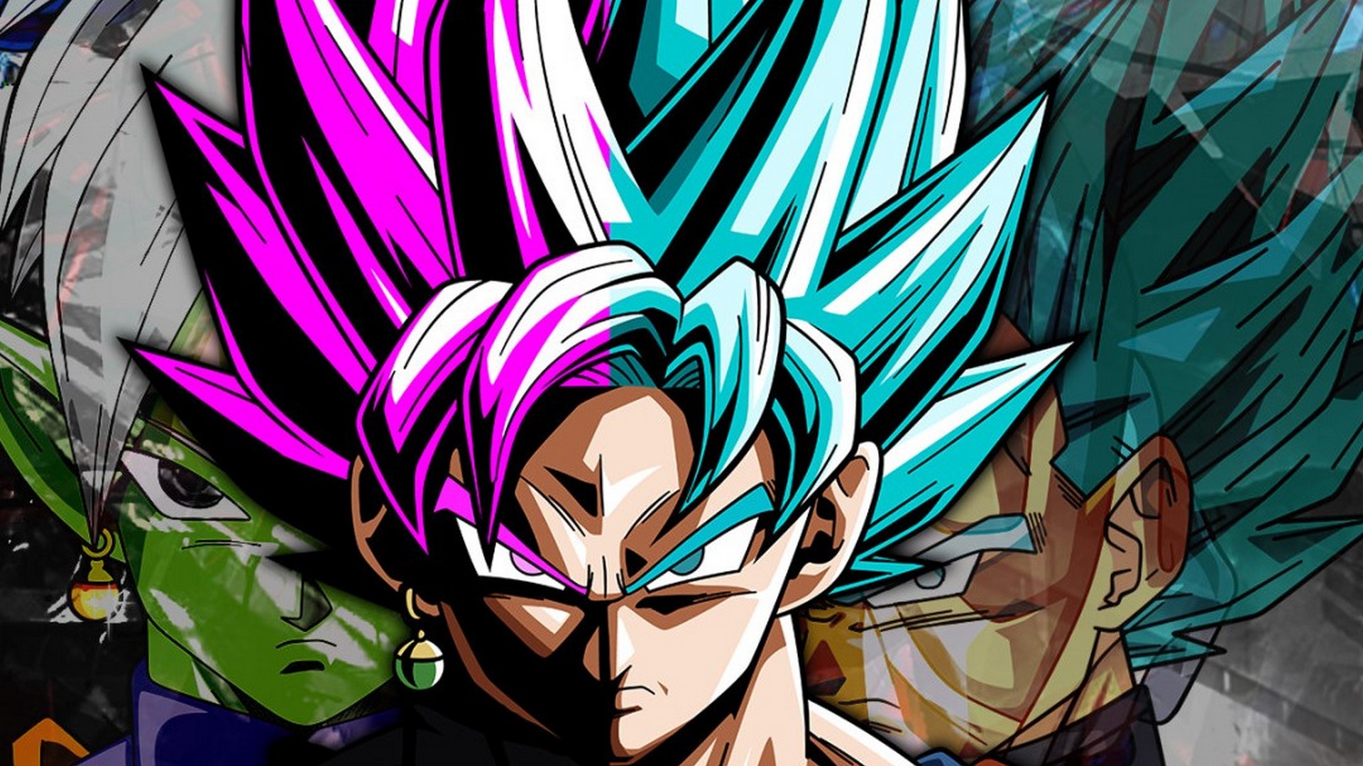 Black Goku Desktop Wallpaper with image resolution 1920x1080 pixel. You can use this wallpaper as background for your desktop Computer Screensavers, Android or iPhone smartphones