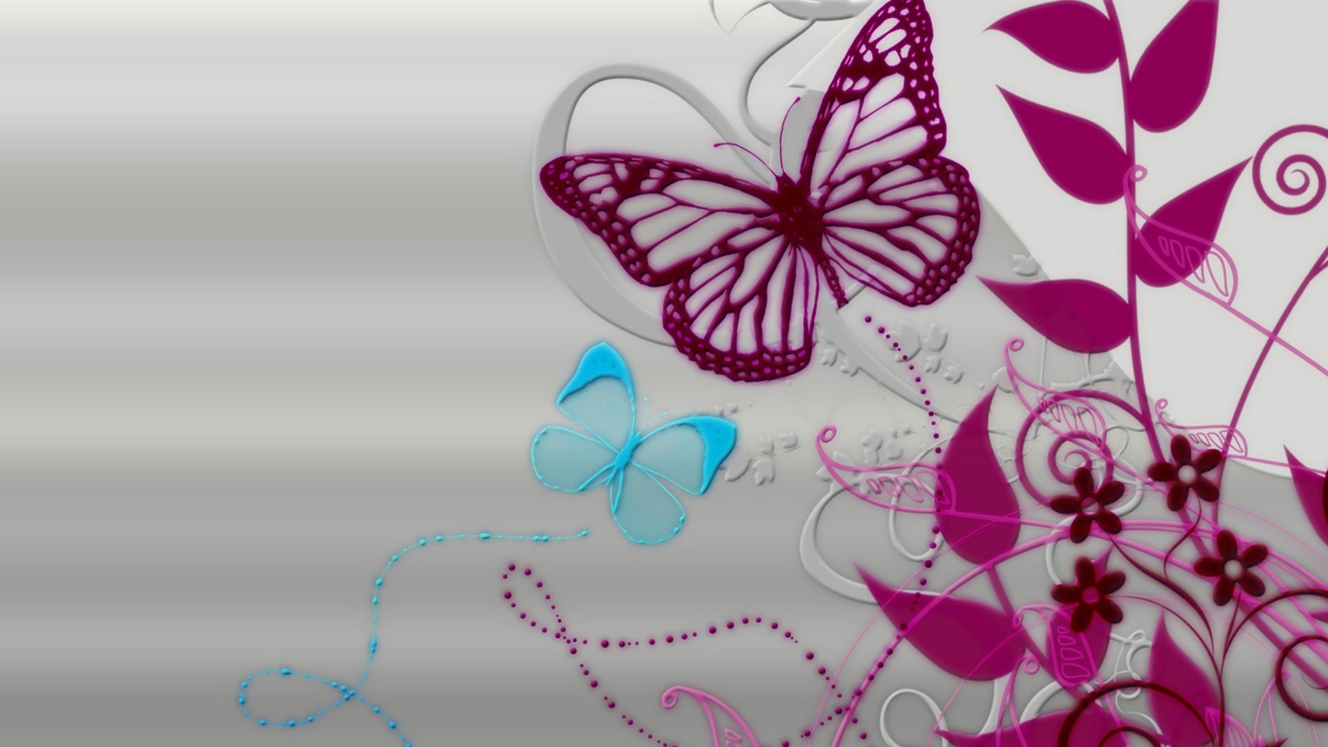 Computer Wallpapers Pink Butterfly Resolution 1920x1080
