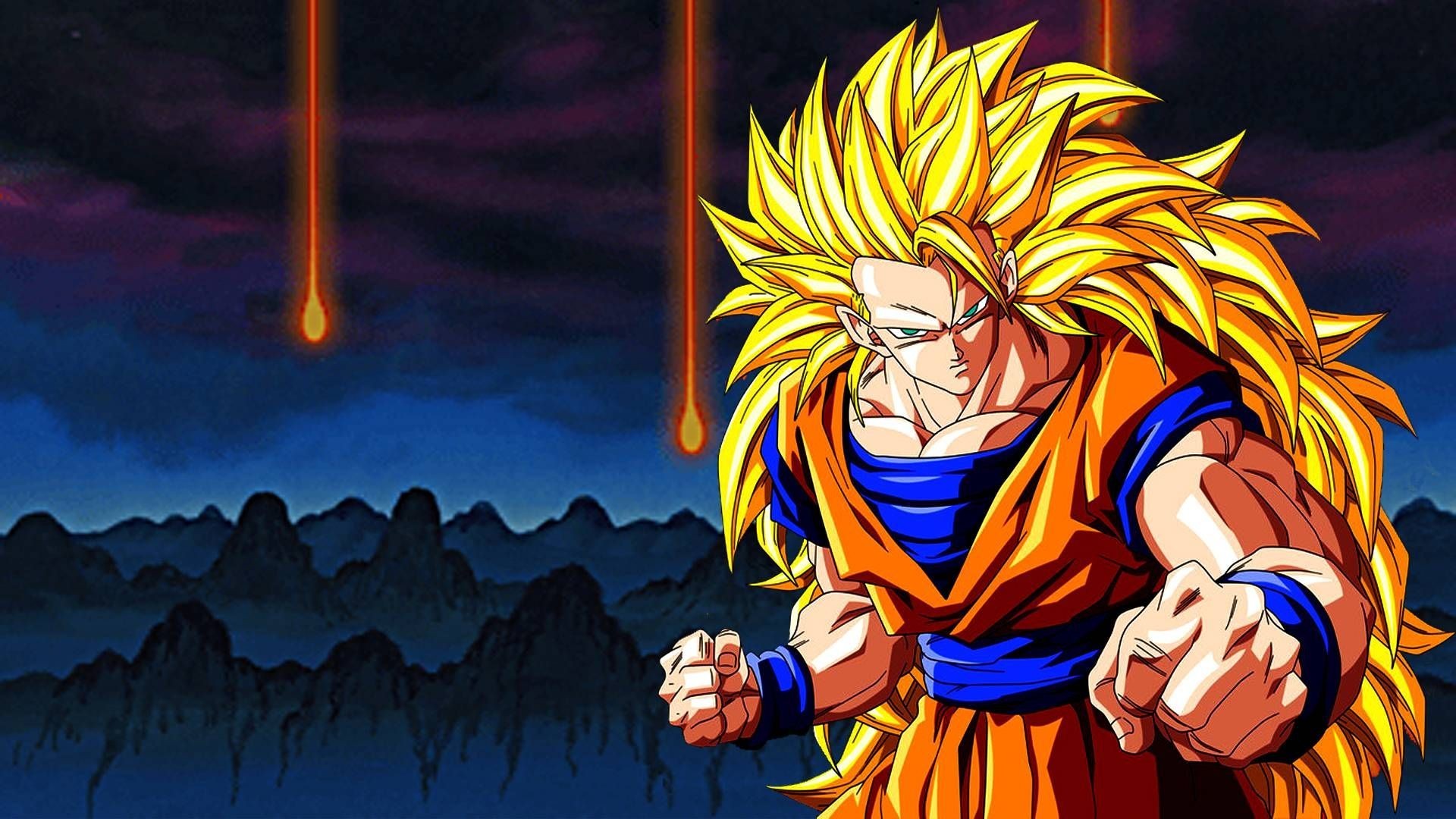 Desktop Wallpaper Goku SSJ3 with image resolution 1920x1080 pixel. You can use this wallpaper as background for your desktop Computer Screensavers, Android or iPhone smartphones