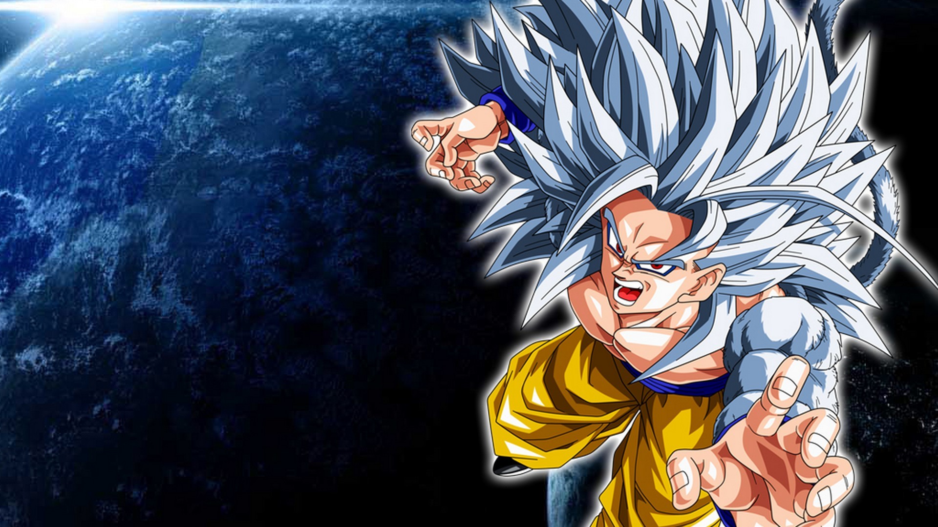 Goku Super Saiyan 5 Wallpaper with resolution 1920X1080 pixel. You can use this wallpaper as background for your desktop Computer Screensavers, Android or iPhone smartphones