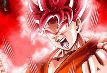 Goku Super Saiyan God Desktop Wallpaper