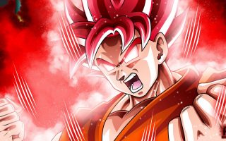 Goku Super Saiyan God Desktop Wallpaper with resolution 1920X1080 pixel. You can use this wallpaper as background for your desktop Computer Screensavers, Android or iPhone smartphones
