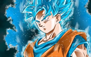 HD Goku SSJ Blue Backgrounds with resolution 1920X1080 pixel. You can use this wallpaper as background for your desktop Computer Screensavers, Android or iPhone smartphones