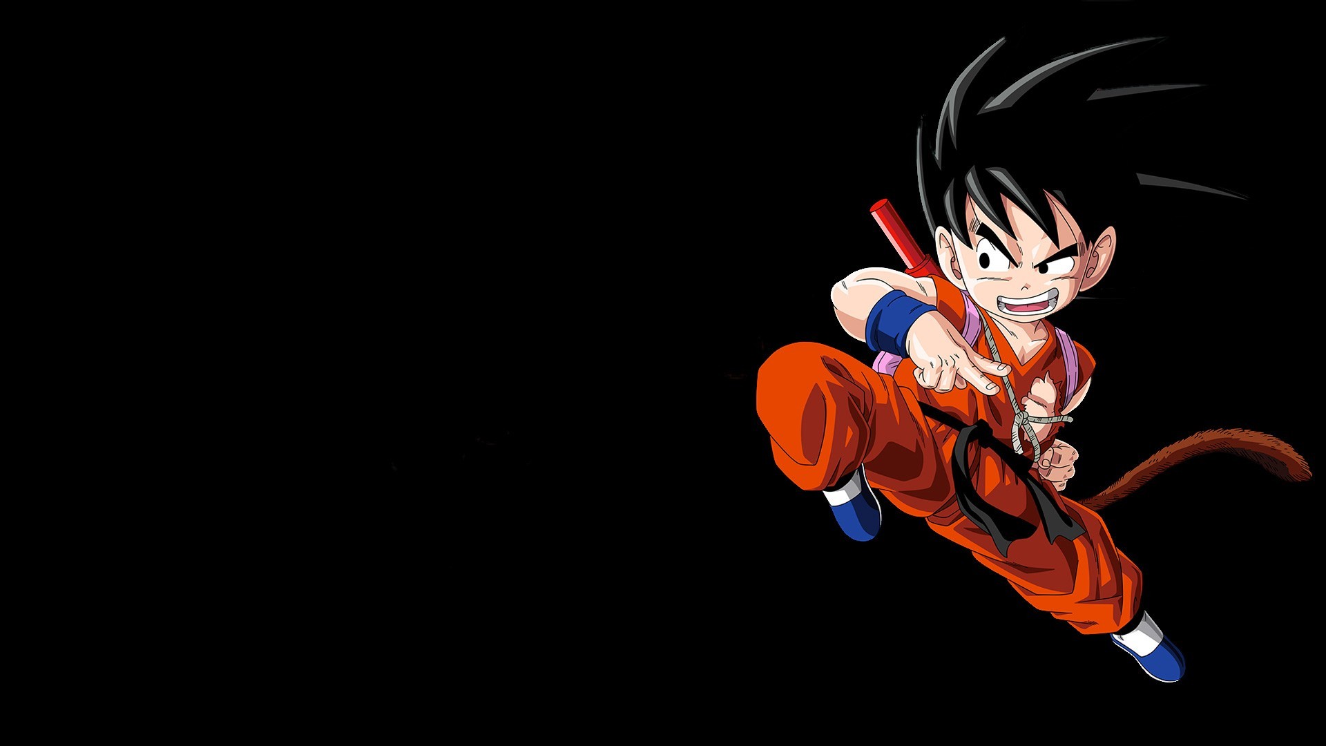 HD Kid Goku Backgrounds with resolution 1920X1080 pixel. You can use this wallpaper as background for your desktop Computer Screensavers, Android or iPhone smartphones