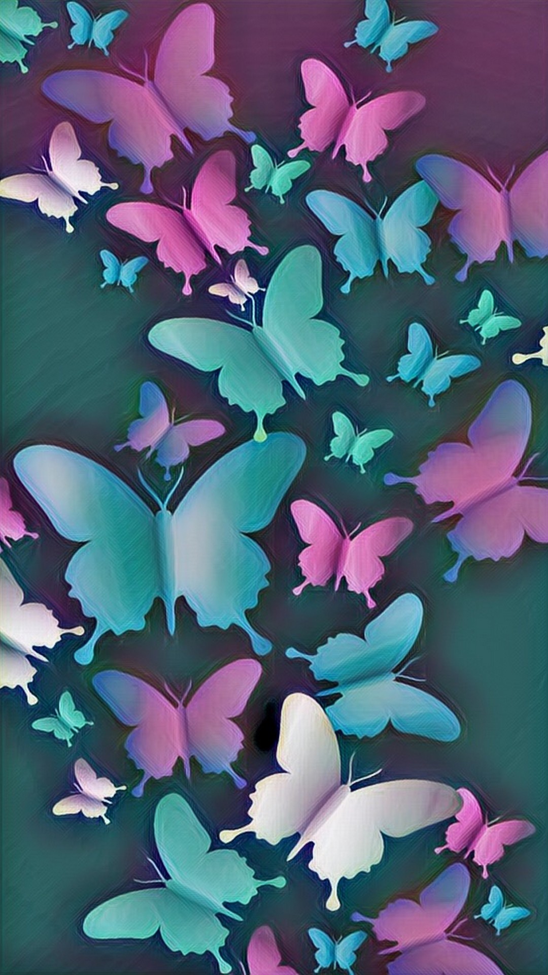 Purple Butterfly Wallpaper For Phone Resolution 1080x1920