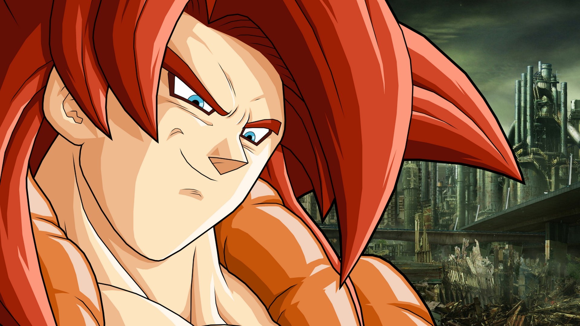 Wallpaper Goku SSJ4 Desktop with image resolution 1920x1080 pixel. You can use this wallpaper as background for your desktop Computer Screensavers, Android or iPhone smartphones