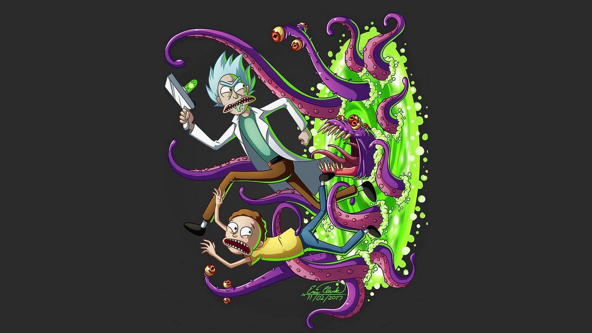 Wallpaper New Rick and Morty with resolution 1920X1080 pixel. You can use this wallpaper as background for your desktop Computer Screensavers, Android or iPhone smartphones