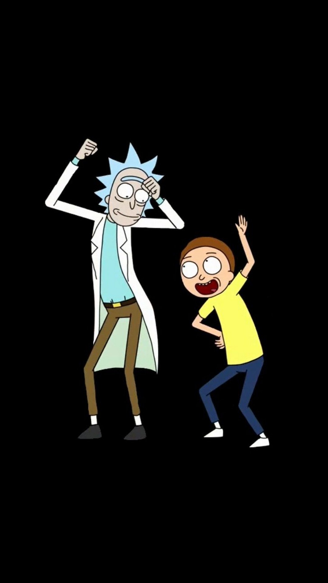 Wallpaper Rick and Morty iPhone with image resolution 1080x1920 pixel. You can use this wallpaper as background for your desktop Computer Screensavers, Android or iPhone smartphones