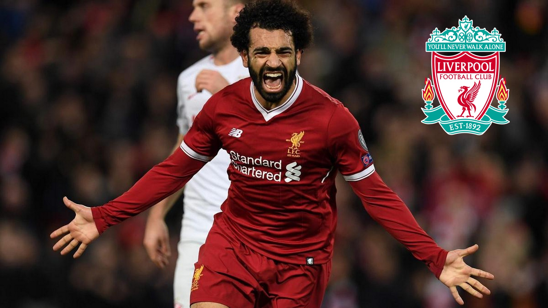 Best Mohamed Salah Liverpool Wallpaper with image resolution 1920x1080 pixel. You can use this wallpaper as background for your desktop Computer Screensavers, Android or iPhone smartphones