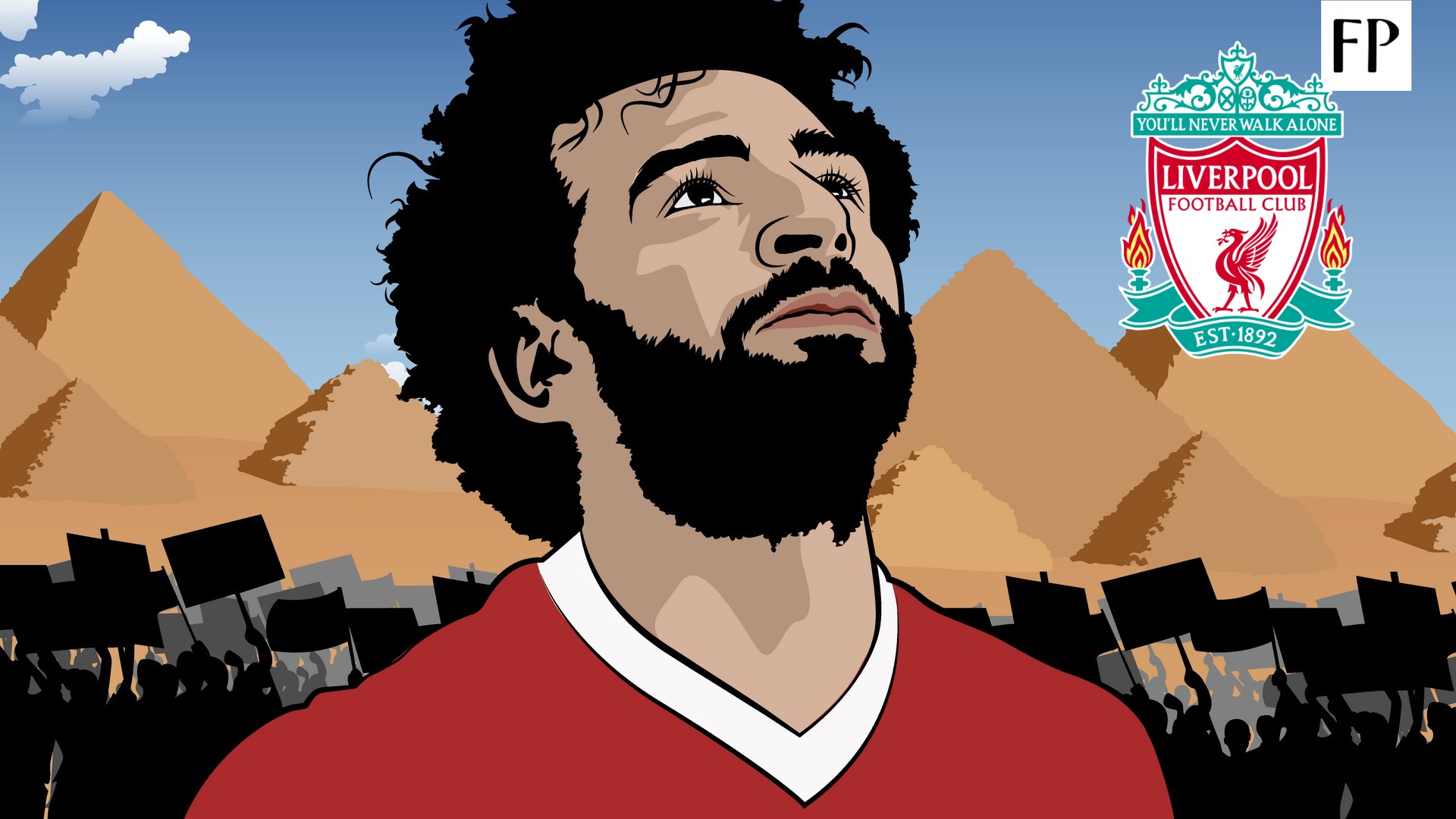 Computer Wallpapers Mohamed Salah Liverpool with image resolution 1920x1080 pixel. You can use this wallpaper as background for your desktop Computer Screensavers, Android or iPhone smartphones