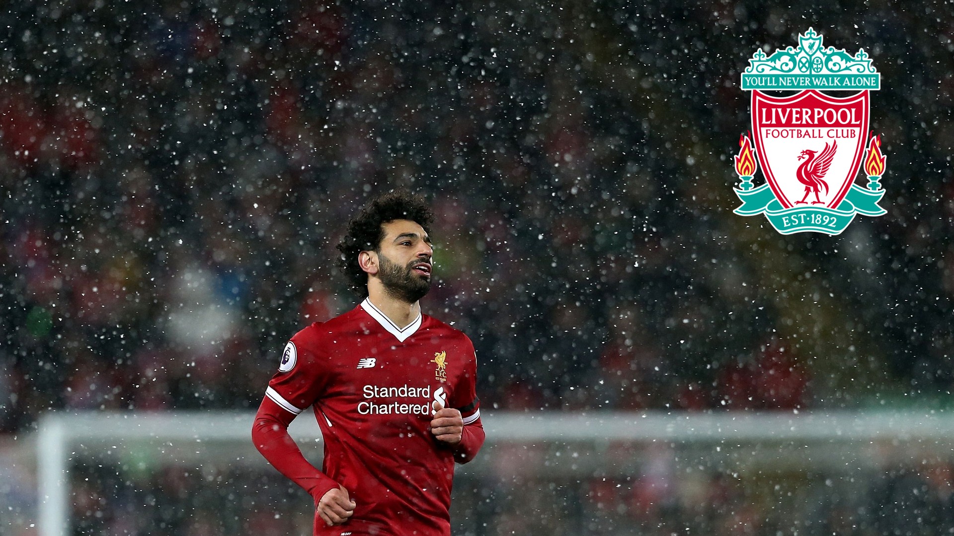 Mohamed Salah Liverpool Desktop Wallpaper with resolution 1920X1080 pixel. You can use this wallpaper as background for your desktop Computer Screensavers, Android or iPhone smartphones