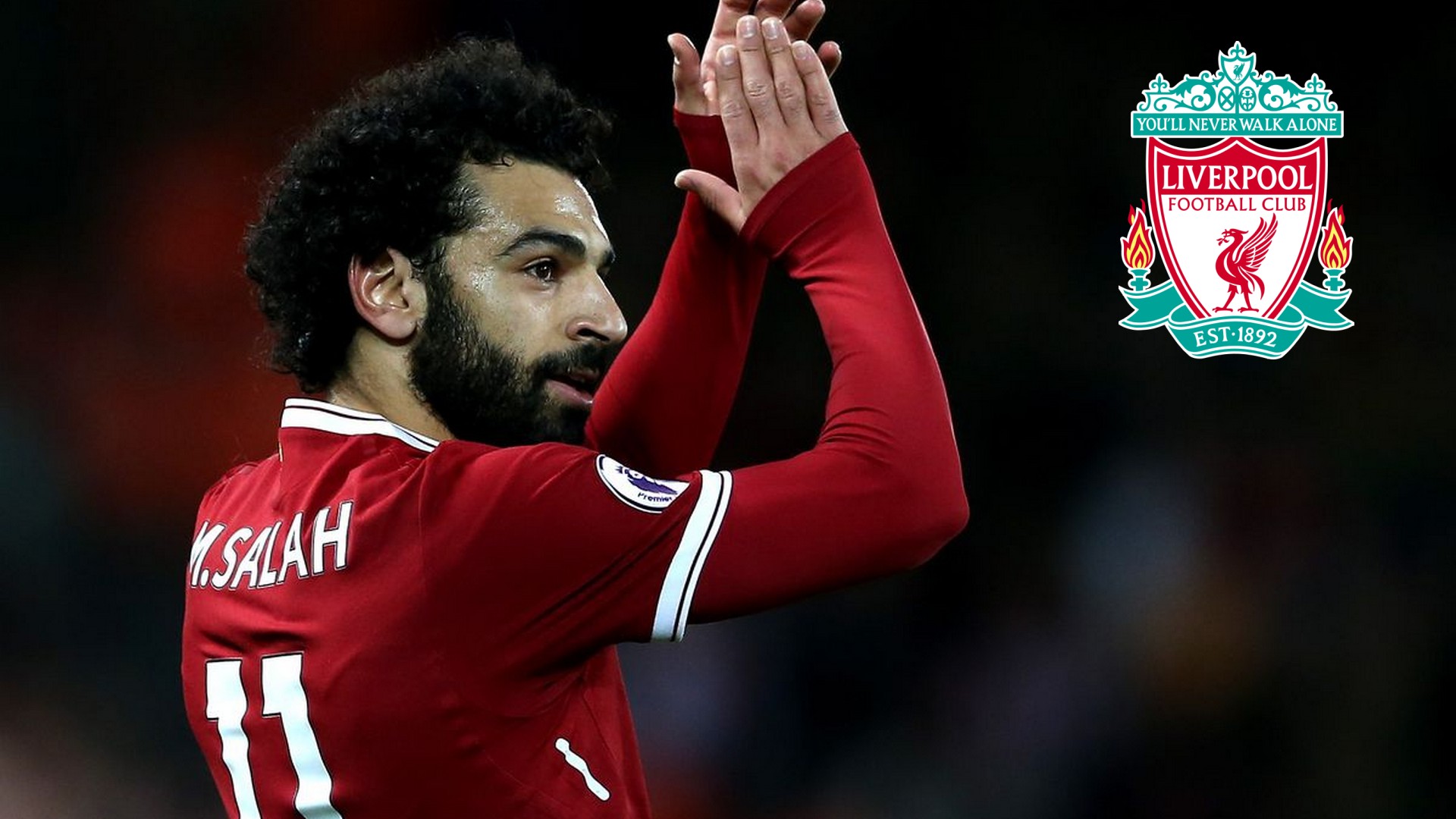 Wallpaper Mohamed Salah Desktop with resolution 1920X1080 pixel. You can use this wallpaper as background for your desktop Computer Screensavers, Android or iPhone smartphones