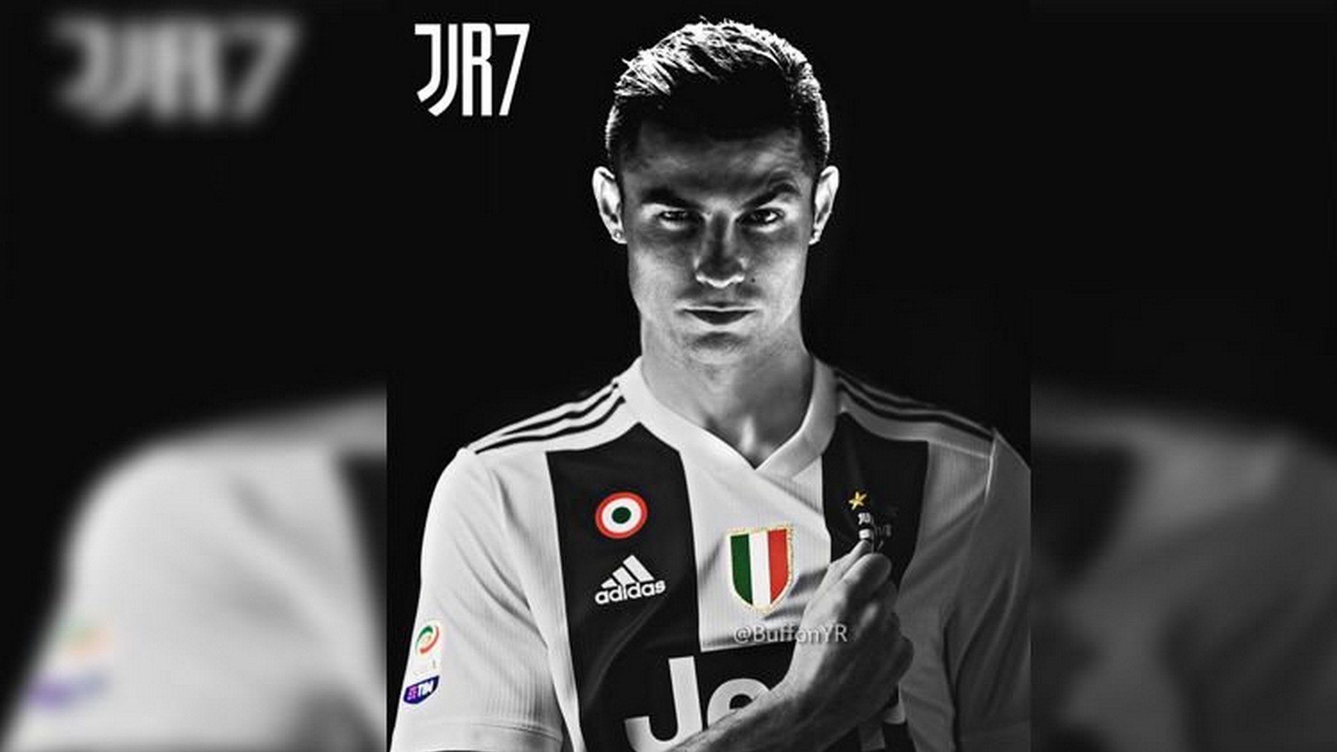 C Ronaldo Juventus Desktop Wallpaper with resolution 1920X1080 pixel. You can use this wallpaper as background for your desktop Computer Screensavers, Android or iPhone smartphones