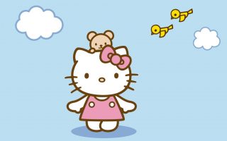 Desktop Wallpaper Hello Kitty Images with resolution 1920X1080 pixel. You can use this wallpaper as background for your desktop Computer Screensavers, Android or iPhone smartphones
