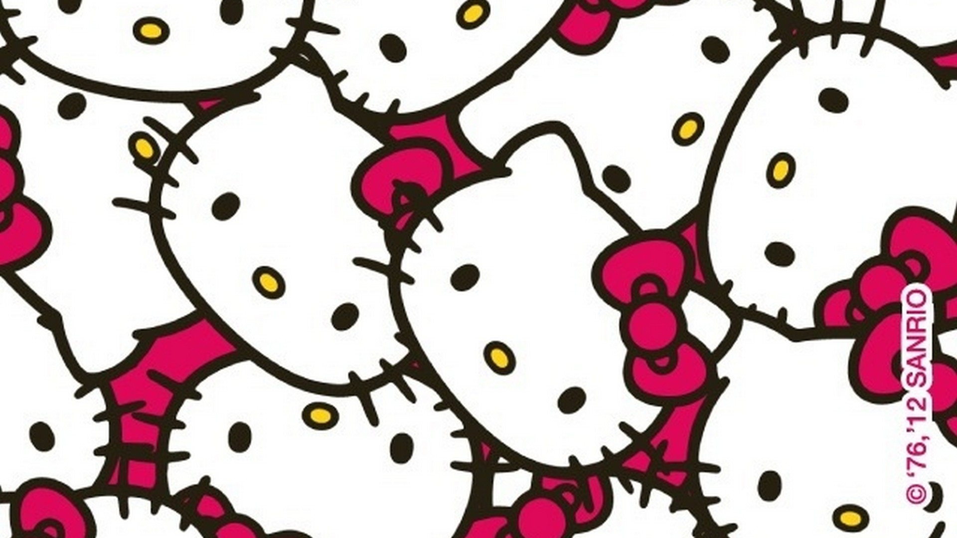 Desktop Wallpaper Hello Kitty with resolution 1920X1080 pixel. You can use this wallpaper as background for your desktop Computer Screensavers, Android or iPhone smartphones