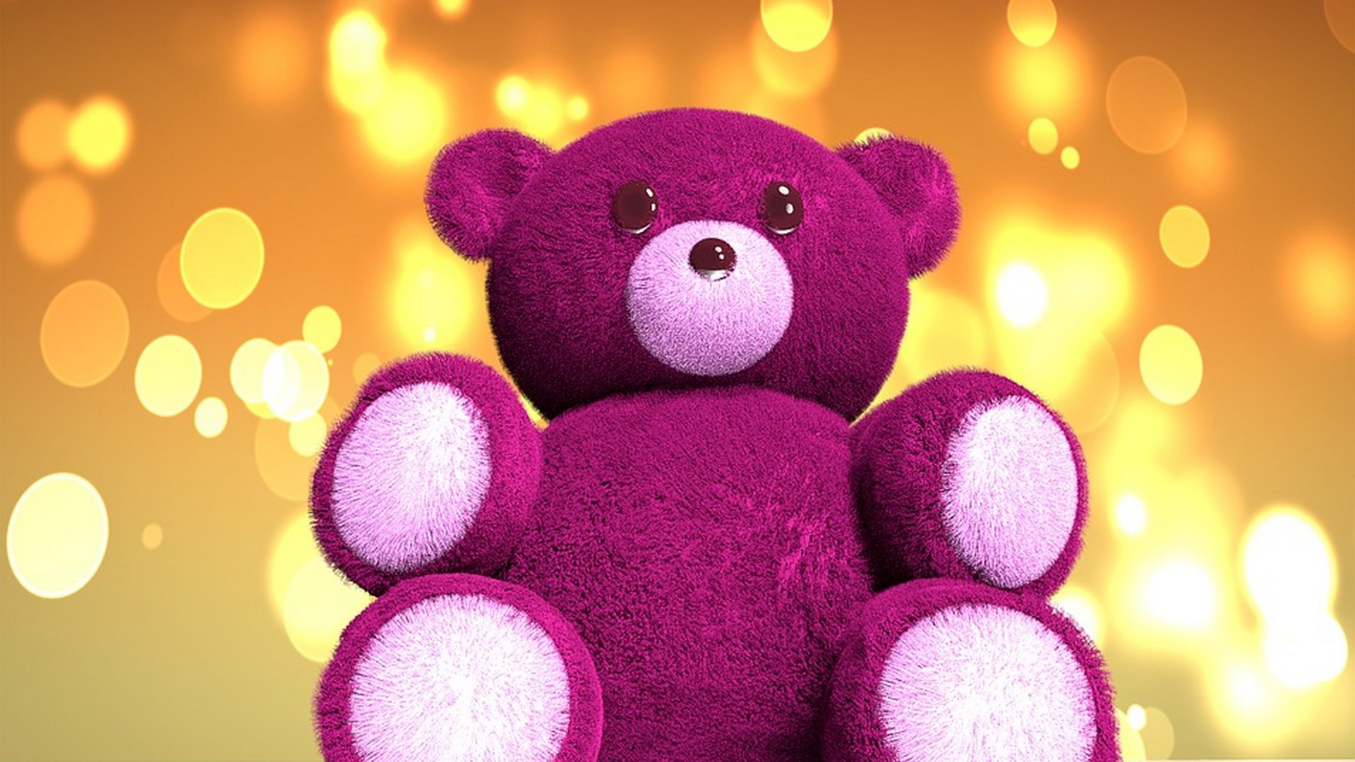 Desktop Wallpaper Teddy Bear with resolution 1920X1080 pixel. You can use this wallpaper as background for your desktop Computer Screensavers, Android or iPhone smartphones